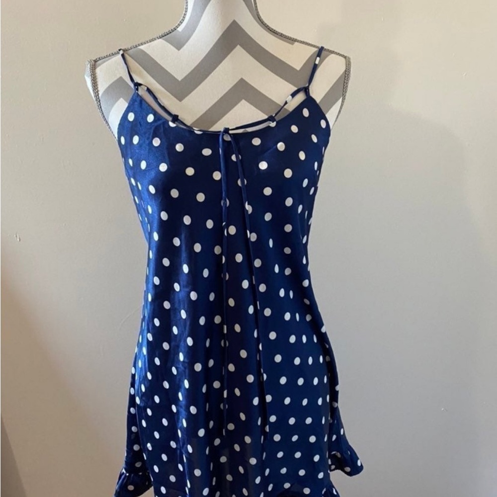 Blue Polka Dot Nightie